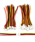 10 Pairs 3 Pin PH 2.0mm Connector Plug Kit With 10cm 22 AWG Soft Silicone Wire For LED Light Strips shown