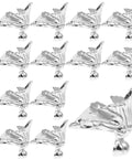 20 Pack Vintage Silver Jewelry Box Legs Zinc Alloy With Screws Easy To Install For Wooden Jewelry Boxes And Wood Cases