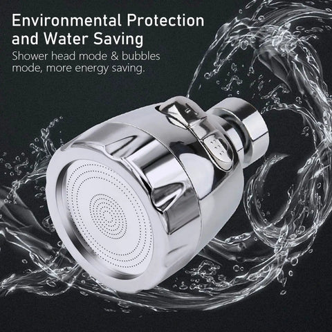 Faucet Extender Kitchen Sprayer Attachment 360 Degree Rotatable No Splash Water Saving Tap With Universal Adapter Set