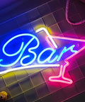 Neon Led Happy Birthday Sign Light Up For Party Wall Backdrop Decor Big 24x8 And 15x8 Inches White Neon With 12V 2A Power Dimmable 10 Levels