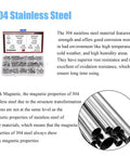 304 stainless steel bolts and nuts kit with open case, highlighting corrosion resistance and 8 lengths for DIY projects
