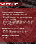 Compatibility chart for Two Piece Front Wheel Bearing Hub Assembly Direct Fit For JX35 2013 Maxima 2009 2019 Murano 2009 2018 Altima 2007 2018 Pathfinder 2013 2019 QX60 2014 2019 Part 513296