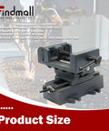 Heavy Duty 4 Inch Cross Slide Drill Press Vise XY Compound Benchtop Clamp For CNC Milling And Drilling Machines And Other Mechanical Equipment 100 mm Jaw Three Point Nine Four Inch Travel Cast Iron Construction