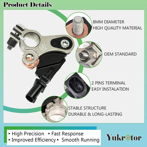 Premium Durability Direct Bolt Fit Battery Current And Voltage Sensor For Dodge Charger Ram 1500 Jeep Wrangler Chrysler 300 with pins and detailed structure.