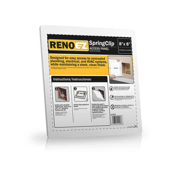 8 Inch Paintable Drywall Access Panel Tool Free Install ✓