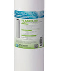 Whole House High Flow GAC Carbon Filter Cartridge 20 Inch By 4.5 Inch Replacement Water Filtration in white for home use
