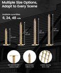 Image showing Pro Grade 15 Degree Coil Roofing Nails 1 1/2 Inch 720 Piece Box Wire Collated Full Round Head.