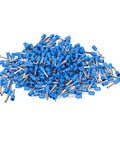 Heavy Duty Insulated Ferrule Butt Terminals Kit With Crimp Copper Wire Connectors For Tough Electrical Wiring Jobs And Industrial Control Systems That Stay Secure And Stop Leaks, blue 1000pcs