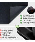 Heavy Duty Garage Floor Mat 32 By 64 Inch Absorbs Oil And Grease On Contact Under Car Rubber Backing shown with material details
