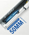 Two Third Extension Drawer Runners With Heavy Duty Soft Close Undermount Slides For Smooth Quiet Operation, Ball Bearing Rails, Durable Steel Tracks And Full Extension To Max Out Your Drawers. 500MM steel drawer slide with hydraulic buffer