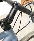 Adjustable Bike Stem Riser Extender For 28.6mm Fork And 31.8mm Bars 110mm Length With 0 To 60 Degree Tilt on a bicycle