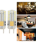 Top Tier 12V GY6.35 Bi Pin Led Bulb 3W 48 Smd Chips Cool White 6000K Energy Saving for chandelier and home decor lighting.