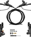 High Performance Electric Scooter Hydraulic Disc Brake Kit With Two Pin Power Off System components layout