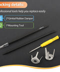 Gimbal Shock Absorption Rubber Replacement For Mini 4 Pro with tools including dampers and screwdriver for camera stabilizer repair