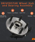 Front Left Or Right Wheel Hub And Bearing Assembly 515126 For Dodge Ram 1500 2009 2010 2011 With ABS Sensor 5 Lug