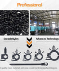 60 Pcs Automotive Wire Loom Clips Set With 5 Size Options From Three Eighths To Three Quarters Of An Inch nylon material display