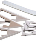Replacement Blades For Sharpshooter Archery, 100 Percent Stainless Steel, Hardened For Tough Penetration, Precision Ground And Honed