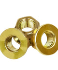 Tough As Nails Hex Flange Nuts For Lawn Mower Blade Spindle Swap Fits Cub Cadet MTD Craftsman Troy Bilt Heavy Duty Flange Lock Nut 3 Pack
