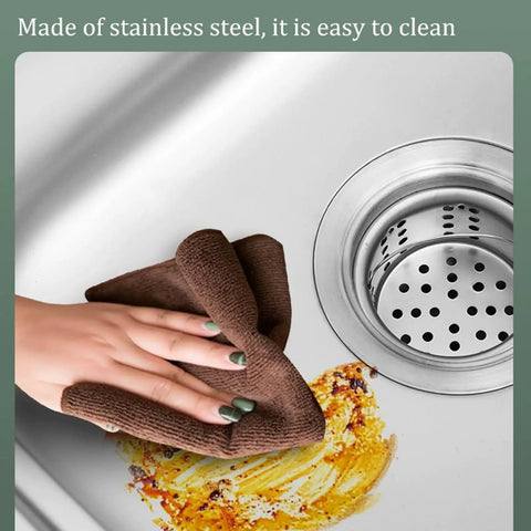 Professional grade wall mounted kitchen faucet with filter rustproof and wear resistant ideal for indoor and outdoor use combining durability and style for home cooking enthusiasts, being cleaned with a cloth.