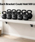 8 Pack Locking Hinge For Beefy Heavy Duty Folding Table Brackets With Screws, Rustproof Steel Supports Up To 500 Pounds