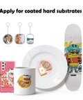 Top Value Sublimation Paper 4x9.5 Inches For Inkjet Printers No Cutting Mug Transfers Perfect For DIY Christmas Gifts With Sublimation Ink 100 Sheets Cost Effective And Delivers Sharp Vivid Prints applied on various items