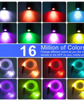 Mini 6W RGBW Fiber Optic Starlight Headliner Kit For Car And Home Ceiling Decor With 450 Strands On 13.1 Feet color display