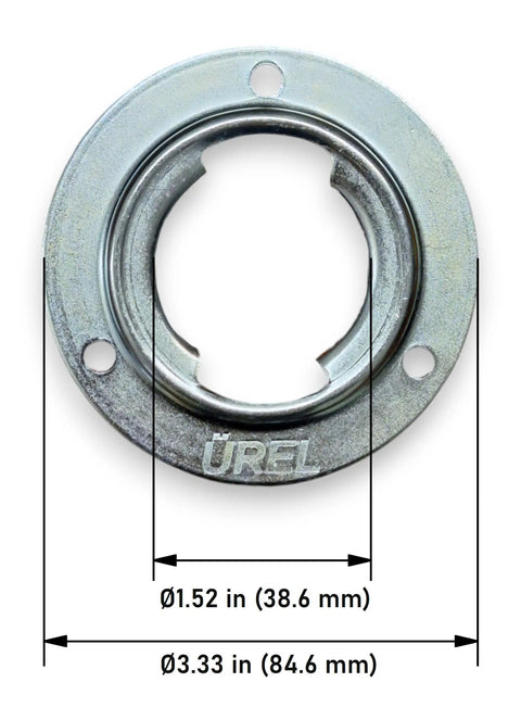 Hydraulic Tank Breather Cap For Oil And Fuel Reservoir With Flange And Bayonet Lock 304 Stainless Steel Top View