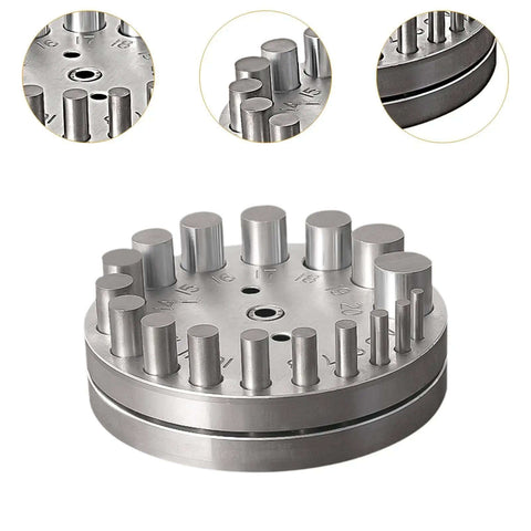 Round Disc Cutter Set Manual Round Punch Heavy Duty Coin Punch Tool For Jewelry Making And Metal Forming Die For Sheets Brass Gaskets 124mm