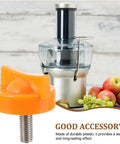 Heavy Duty Metal Juicer Component Compression Screws Secure Fastener Kit For XC2000E Juicer Replacement Parts And Easy Assembly For Home Kitchen Projects And Quick Repairs, orange screw close-up