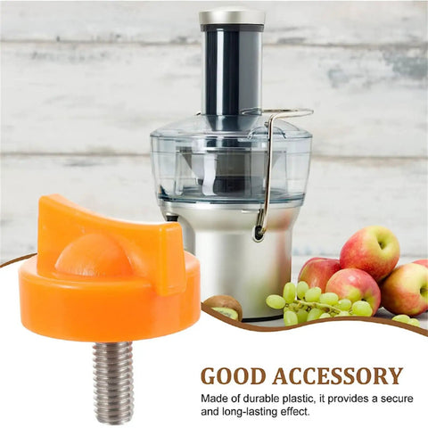 Heavy Duty Metal Juicer Component Compression Screws Secure Fastener Kit For XC2000E Juicer Replacement Parts And Easy Assembly For Home Kitchen Projects And Quick Repairs, orange screw close-up