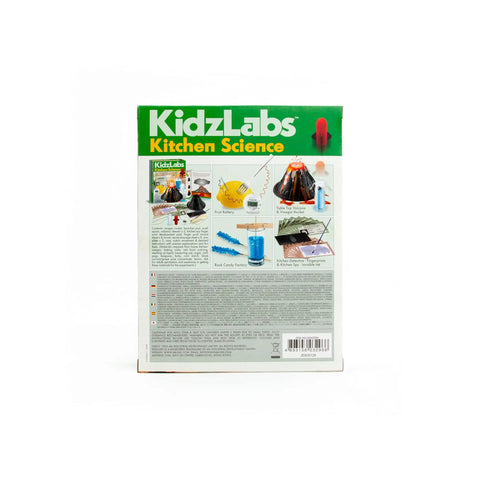 Back of Hands On Kitchen Science Kit For Kids And Teens Six Dope Chemistry Experiments Easy DIY STEM Toy Gift For Boys And Girls