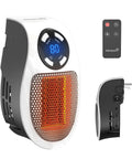 Power Saving 450W Space Heater With Remote Wall Outlet Plug As Seen On TV Adjustable Thermostat And Timer LED Display