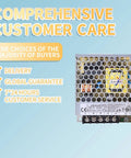 Heavy Duty Switching Power Supply 24V 1.5A 36W Fanless Metal Enclosure showing wiring terminals and metal casing for durability.