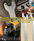 Close-up of 5 Pack AG452K Angle Grinder Wrench Spanner Replacement shown in use and individually laid out