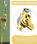 2 Ton Come Along Winch Puller With Double Rope And Two Hooks, Heavy Duty Hand Lever Pulley Winch, 7 Ft Galvanized Steel Cable