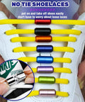 30 Pcs Aluminum No Tie Shoelace Lock Buckle Set With 15 Color Options For Sneakers Hiking Boots And Shoes Repair on white sneaker