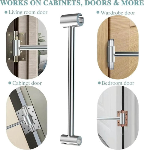 Door Hinge Adjustment Tool For Precise Alignment And Smooth Operation Double Head Hinge Hole Wrench on doors