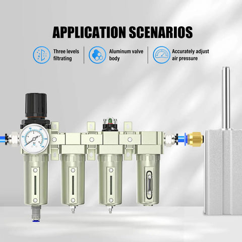 Workhorse Four Stage Heavy Duty Industrial Air Drying System with application scenarios and features displayed