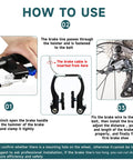 How to use All Purpose Universal Bike Brake Cable Set Front And Rear For Mountain MTB And Road Bikes With Free End Caps Black Ride Ready High Strength Stainless Cables And PVC Housing For Smooth Braking And Easy Install