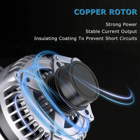 High-Performance Alternator Upgrade for Toyota Camry L4 2.5L 2010-2011 with copper rotor, strong power, stable output