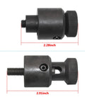 Side view of stainless steel screw anchor expander for caulking anchors size 3/8-16 compatible with Greenlee 84305 power drill part