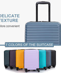 Hard Shell Carry On Luggage 20 Inch with Spinner Wheels airline approved hardside suitcase in seven colors