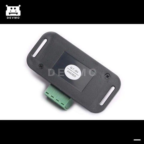 Infrared PIR Motion Sensor Switch For LED Lights, 12V-24V DC, 8A Auto On Off, black plastic casing with green connection ports
