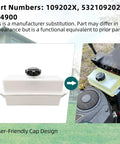 Replacement Lawn Mower Fuel Tank And Fuel Cap Fits Husqvarna Craftsman Poulan Roper Sears With Part Numbers 184900 532184900