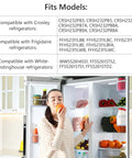 Upgraded Refrigerator Damper Assembly And Air Damper Control Replacement For White Models featuring model compatibility details.