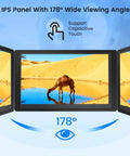 7 Inch ESP32 Display With 800 By 480 IPS HMI AI Touch Screen In Acrylic Case WiFi 2.4GHz Bluetooth 5.0 Dual Core LX7 Up To 240MHz 16M Flash 8M PSRAM 512KB SRAM AI Speech Interaction, 178° IPS panel and capacitive touch