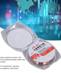 Pro Grade Dope Ultra Fine 0.1mm Enameled Copper Wire 30 AWG Silver For PCB Repair in transparent case