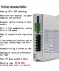 Slick Cnc Motion Control Upgrade Kit Featuring 4.5A Nema Stepper Motor Paired With Ec3522 Three Phase Driver And Ball Screw Assembly Hella Smooth Performance Built To Handle Heavy Duty Work Daily, showcasing DSP technology and connection ports.