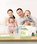 Over The Door Z Shaped Reversible Hooks For Clothes Coats Towels And Shoes Fits Doors With One And Three Eighths Inch Or One And Three Quarters Inch Widths Black 10 Pack shown with packaging and happy family in background.