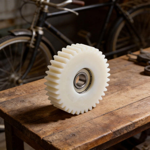 36 Tooth Gear For Bafang 500W Motor Upgrade And Replacement Part For Electric Bicycle Conversion Kit And Repair Easy Install Realistic Motor Feel Plug And Play on wooden table